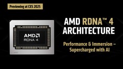 AMD RDNA 4 é apresentado na CES 2025. (Fonte da imagem: AMD)