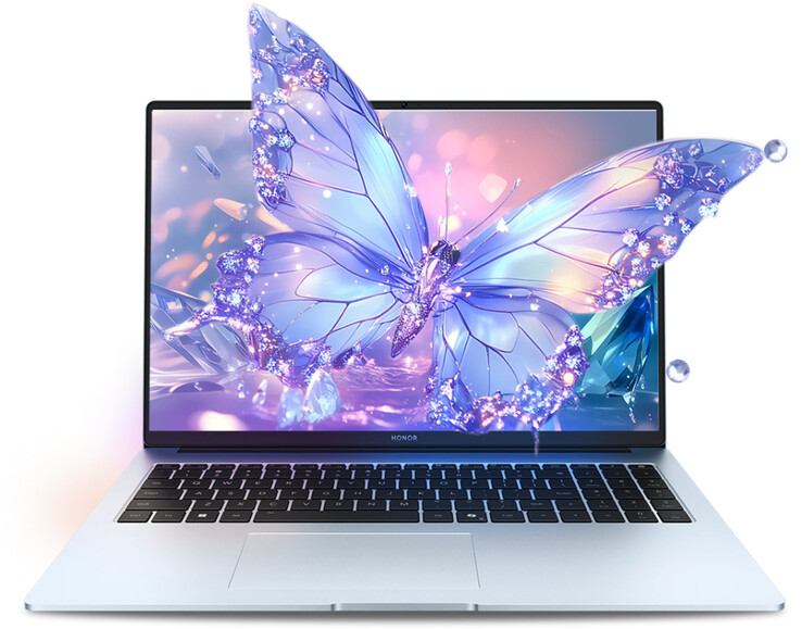 O MagicBook X16 Plus 2025 apresenta um teclado numérico, ao contrário de muitos laptops de 16 polegadas da concorrência. (Fonte da imagem: Honor)