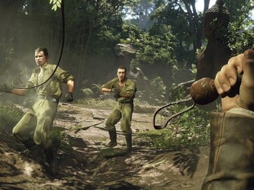 Indiana Jones and the Great Circle PS5 combat (Fonte da imagem: Sony PlayStation Store)