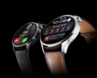 O Huawei Watch 3 Series (acima) e o Watch Fit 3 estão recebendo atualizações. (Fonte da imagem: Huawei)