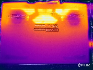 Teste de estresse de temperatura da superfície (parte inferior)