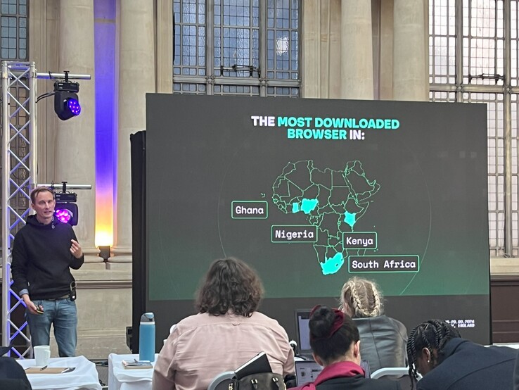 O Opera alcançou a liderança de mercado em vários países - se o senhor não considerar os navegadores pré-instalados. (Imagem: Andreas Sebayang/Notebookcheck.com)