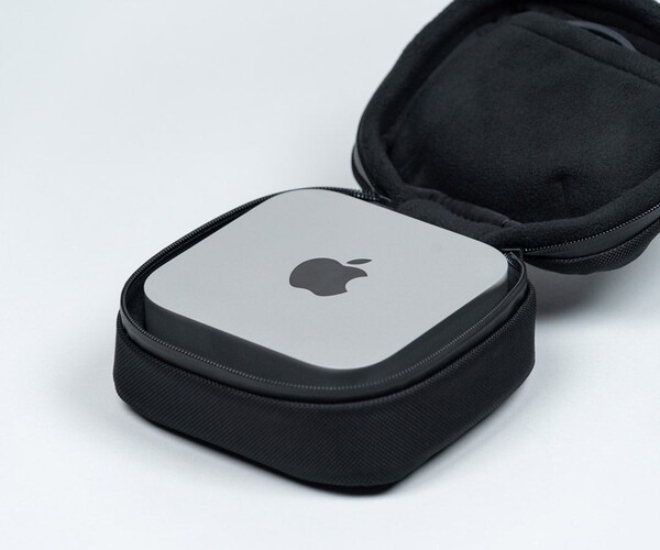 O Waterfield Shield Case para Mac mini oferece proteção contra arranhões e amassados. (Fonte da imagem: Waterfield)