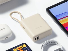 A Xiaomi lançou o Power Bank 10000 de 33W (cabo integrado) na Europa. (Fonte da imagem: Xiaomi)