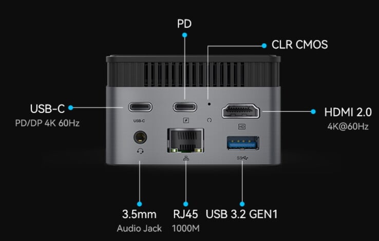 O M6S Plus é um mini-PC alimentado por USB PD (Fonte da imagem: Morefine)