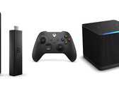 Os proprietários do Fire TV Stick 4K Max (1ª geração) e do Fire TV Cube (3ª geração) agora podem instalar o aplicativo Xbox para jogos na nuvem. (Fonte da imagem: Amazon e Xbox - editado)