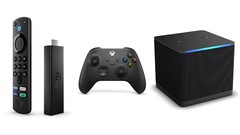 Os proprietários do Fire TV Stick 4K Max (1ª geração) e do Fire TV Cube (3ª geração) agora podem instalar o aplicativo Xbox para jogos na nuvem. (Fonte da imagem: Amazon e Xbox - editado)