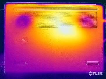 Teste de estresse de temperatura da superfície (parte inferior)