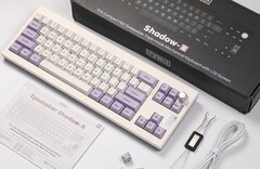 O Epomaker Shadow-X é um teclado 70% mecânico com recursos e materiais premium. (Fonte da imagem: Epomaker)