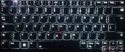 Iluminação do teclado com dois níveis de luminosidade