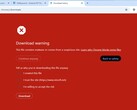 Aviso de segurança em tela cheia no Google Chrome (Fonte da imagem: gHacks Technology News)