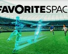 A Sony lança o mundo FavoriteSpace VR com os aplicativos Android e iOS para conectar os fãs de esportes aos seus times favoritos. (Fonte da imagem: Sony)