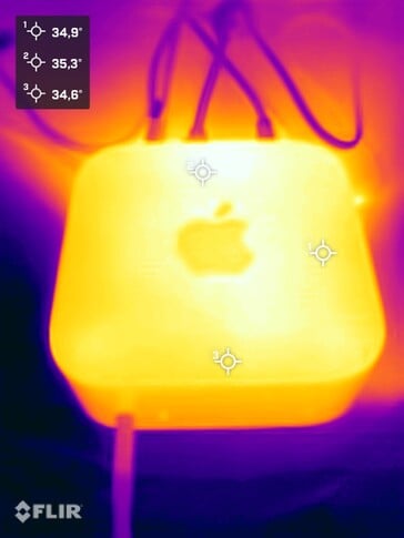 Teste de estresse de temperatura da superfície (parte superior)