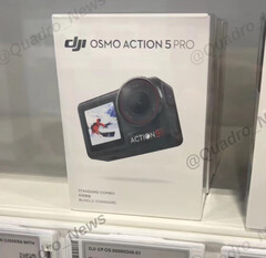 A DJI provavelmente venderá o Action 5 Pro com vários pacotes de acessórios &quot;combinados&quot;. (Fonte da imagem: @Quadro_News)