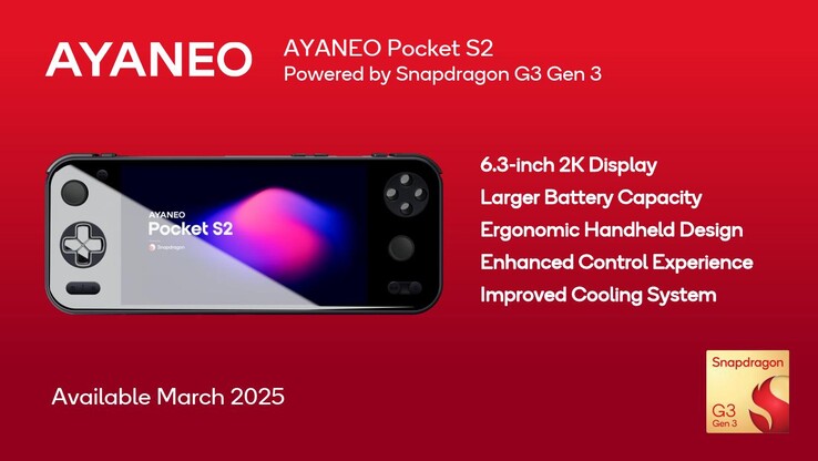 Ayaneo Pocket S2 (Fonte: Qualcomm)