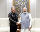 A Nvidia e a Índia estão em negociações preliminares para desenvolver um chip de IA (Fonte da imagem: @narendramodi on X)