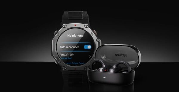 Os fones de ouvido Amazfit Up funcionam melhor com os smartwatches Amazfit. (Fonte da imagem: Amazfit)