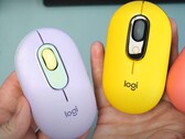 Assim como as outras três opções, o mouse sem fio Pop da Logitech está disponível em várias cores (Fonte da imagem: Box.co.uk no YouTube)