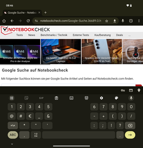 Google Pixel 9 Pro Fold smartphone Análise do Notebookcheck