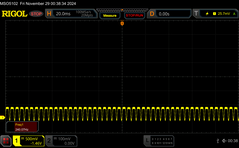 4/10 de brilho: 240 Hz PWM