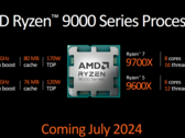 A AMD está planejando uma modificação de última hora para o Ryzen 7 9700X (imagem via AMD)