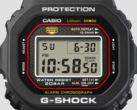 O Casio G-Shock DW5000R-1A será lançado nos EUA em dezembro de 2024. (Fonte da imagem: Casio)