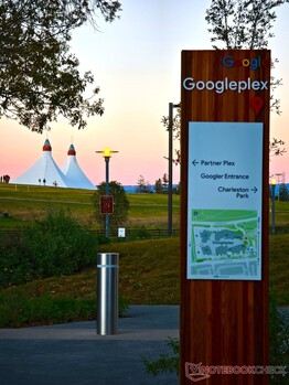 É claro que também há áreas restritas no extenso Googleplex.