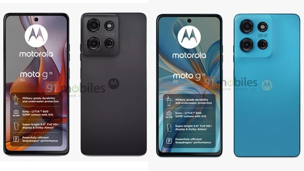 O Moto G75 deve ter um preço entre o Moto G55 e o Moto G85. (Fonte da imagem: 91Mobiles)