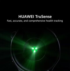 A Huawei usará o Watch GT 5 para mostrar seu novo sensor TruSense. (Fonte da imagem: Currys)