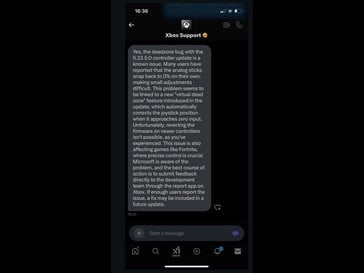 Resposta do suporte do Xbox a problemas com o controle (subreddit não oficial de suporte do Xbox)