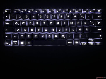 Iluminação do teclado