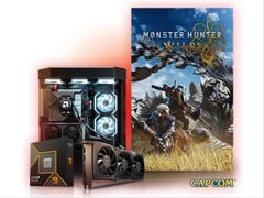 Monster Hunter Wilds é gratuito com uma CPU AMD Ryzen, GPU Radeon e laptops elegíveis por tempo limitado. (Fonte da imagem: AMD)