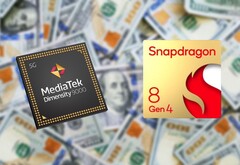 O MediaTek Dimensity 9400 será lançado oficialmente em outubro. (Fonte da imagem: MediaTek, Qualcomm, Giorgio Torvato, editado)