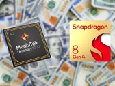 O MediaTek Dimensity 9400 será lançado oficialmente em outubro. (Fonte da imagem: MediaTek, Qualcomm, Giorgio Torvato, editado)