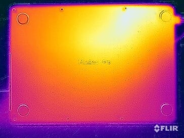 Teste de estresse de temperatura da superfície (parte inferior)