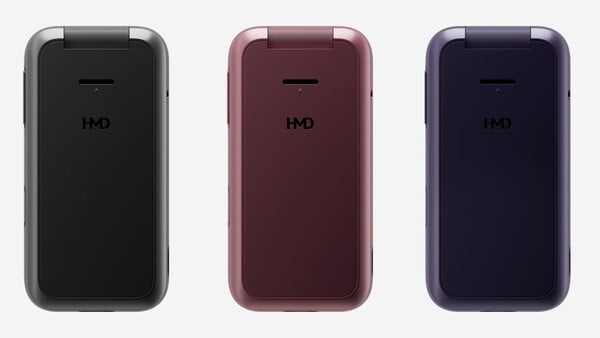 O HMD 2660 Flip está disponível em três cores. (Fonte da imagem: HMD)