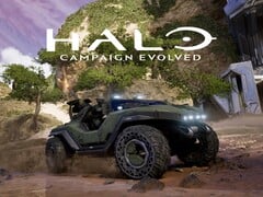 Warthog apresentado em Halo: Campaign Evolved, versão para Xbox