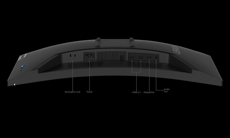 Portas do Lenovo Legion R27qc-30 (fonte da imagem: Lenovo)