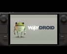 O SteamDB tem um aplicativo desconhecido com a arte do Waydroid (Fonte da imagem: Valve e SteamDB [editado])