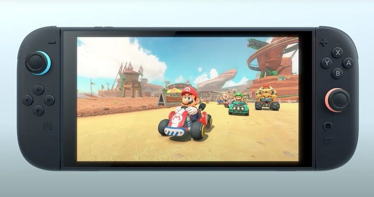 A primeira olhada oficial no Nintendo Switch 2 (Fonte da imagem: Nintendo)