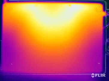 Teste de estresse de temperatura da superfície (parte inferior)