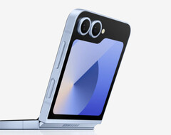 Até o momento, apenas uma imagem do Galaxy Z Flip6 vazou. (Fonte da imagem: Samsung Kazakhstan - editado)