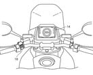 Visor de instrumentos TFT e controles montados no guidão para alternar entre as visualizações ampla e ampliada (Fonte da imagem: Suzuki)