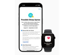 O recurso de detecção de apneia do sono no Apple Watch recebeu aprovação da FDA no início de setembro. (Fonte da imagem: Apple)