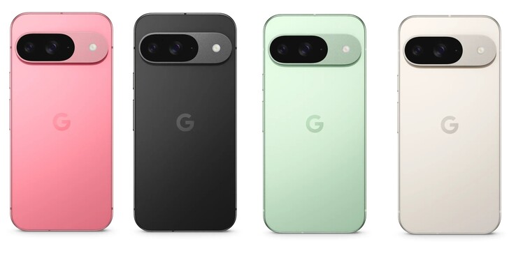 As cores do Google Pixel 9