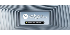 Um novo teaser do Edge 50 Fusion. (Fonte: Motorola)