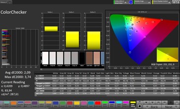 Precisão de cores CalMAN