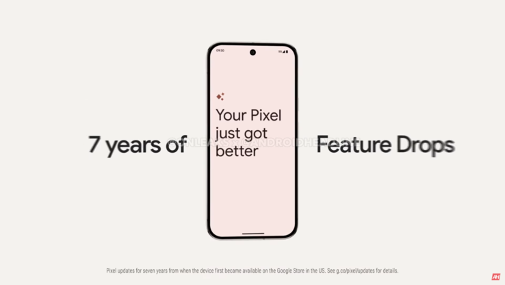 Toda a série Google Pixel 9 receberá atualizações por sete anos (fonte da imagem: Android Headlines)