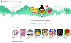 A seção Kids no Google Play (Fonte da imagem: Own)