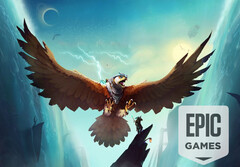 O Falconeer agora é gratuito para download na Epic Games Store e pode ser mantido por tempo indeterminado. (Fonte da imagem: Tomas Sala / Epic Games Store - editado)